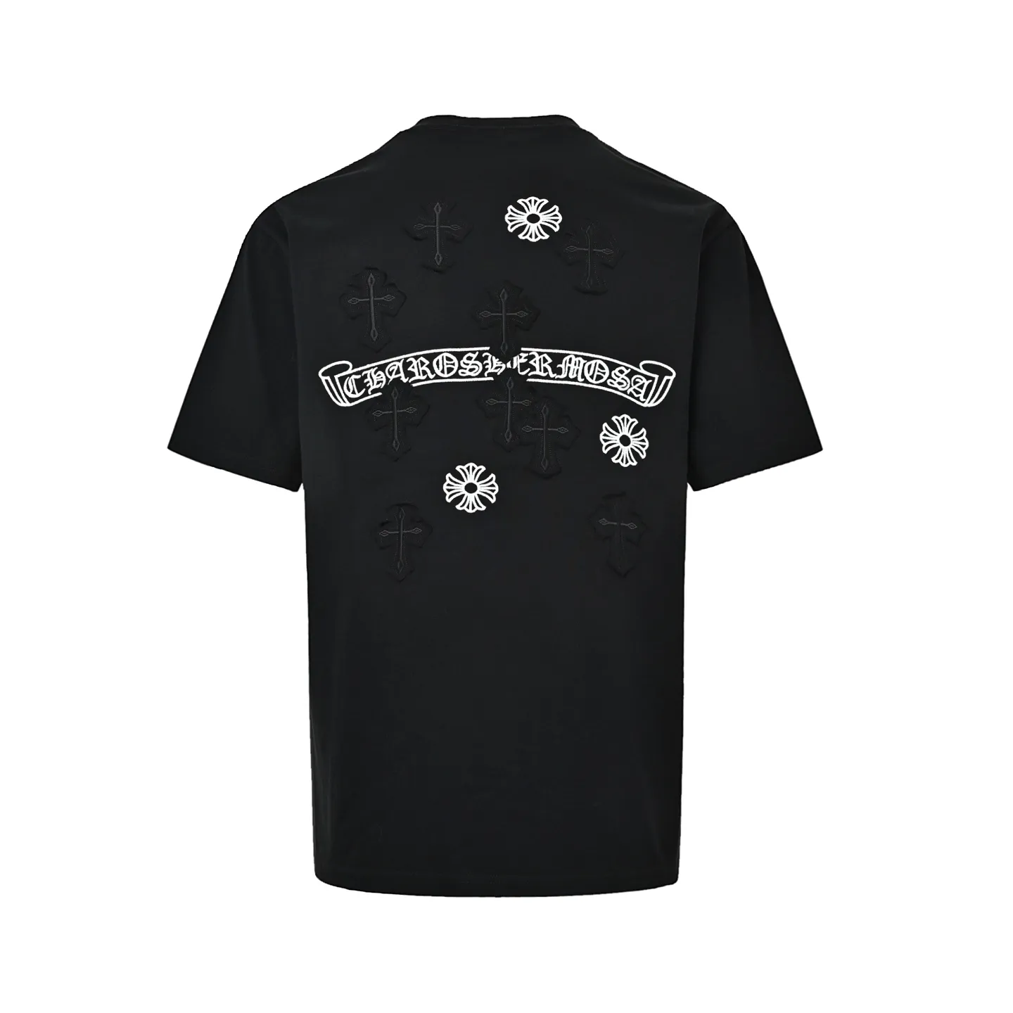 ： 150 Chrome Hearts/ Original 100% ➕ ➕3D ➕ ：Black White Size:S-XL